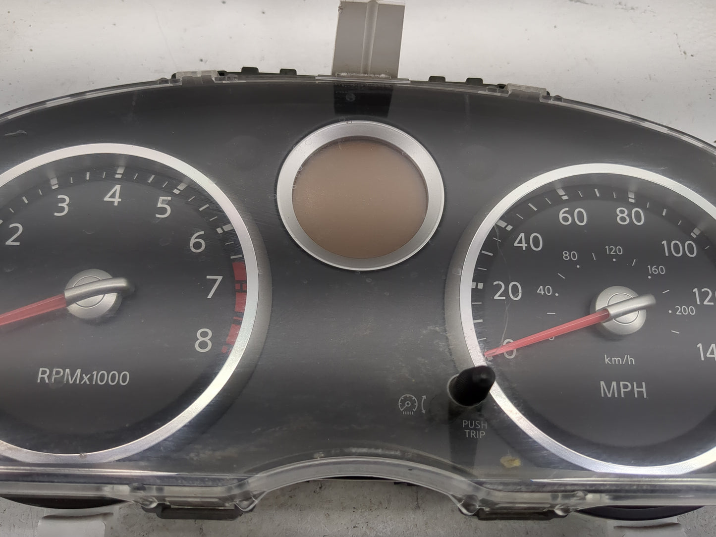 2007 Nissan Sentra Instrument Cluster Speedometer Gauges P/N:24810ET002 Miles: Fits OEM Used Auto Parts - Oemusedautoparts1.
