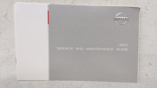 2007 Nissan Sentra Owners Manual Book Guide OEM Used Auto Parts
