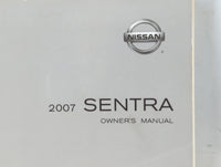 2007 Nissan Sentra Owners Manual Book Guide OEM Used Auto Parts - Oemusedautoparts1.com