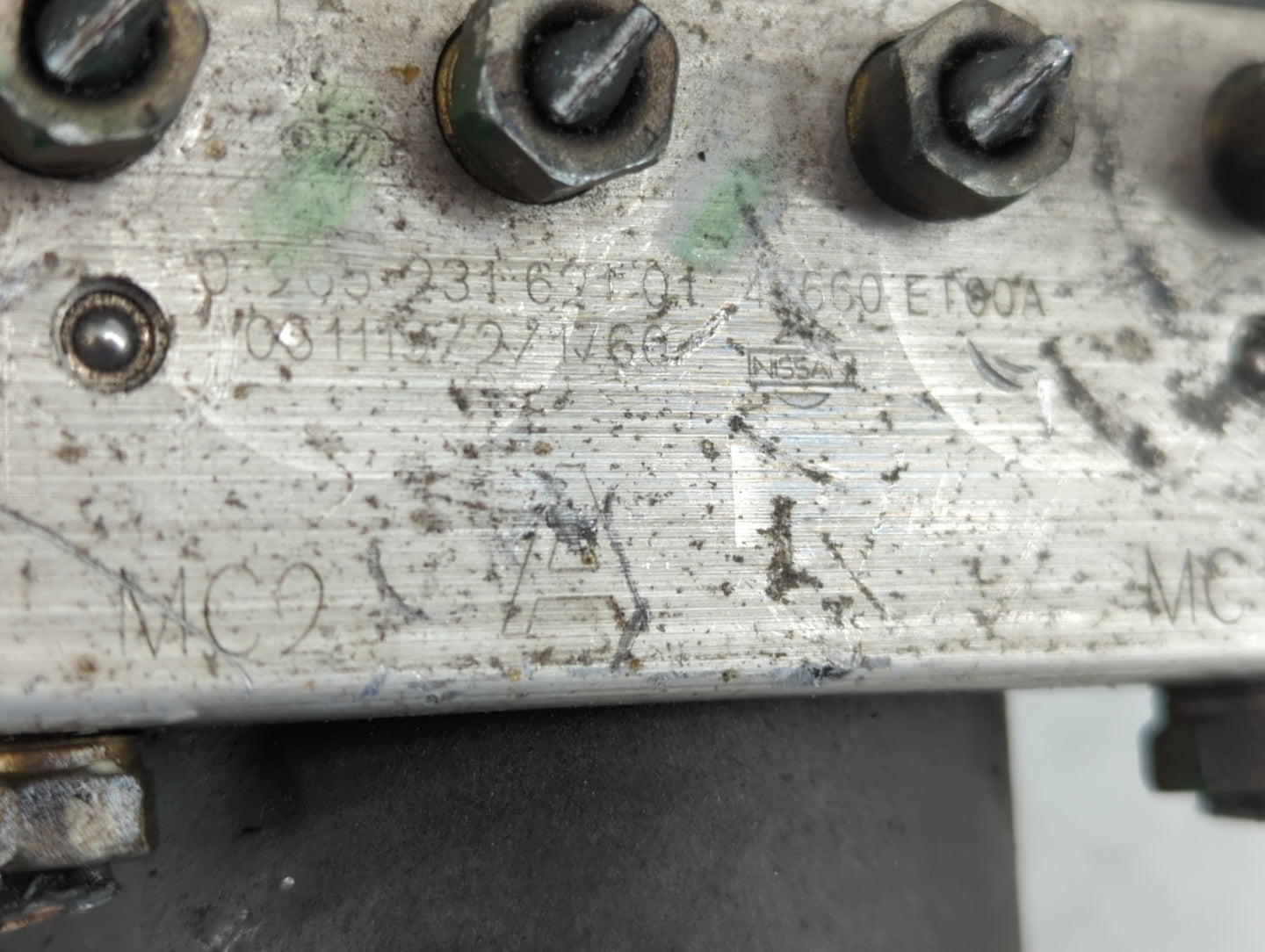 2007-2010 Nissan Sentra ABS Pump Control Module Replacement P/N:47660 ET00A Fits Fits 2007 2008 2009 2010 OEM Used Auto Part