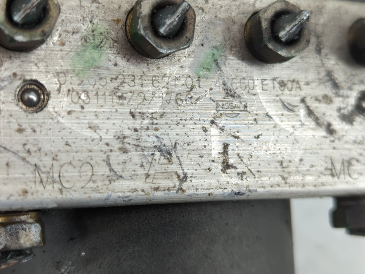 2007-2010 Nissan Sentra ABS Pump Control Module Replacement P/N:47660 ET00A Fits Fits 2007 2008 2009 2010 OEM Used Auto Part