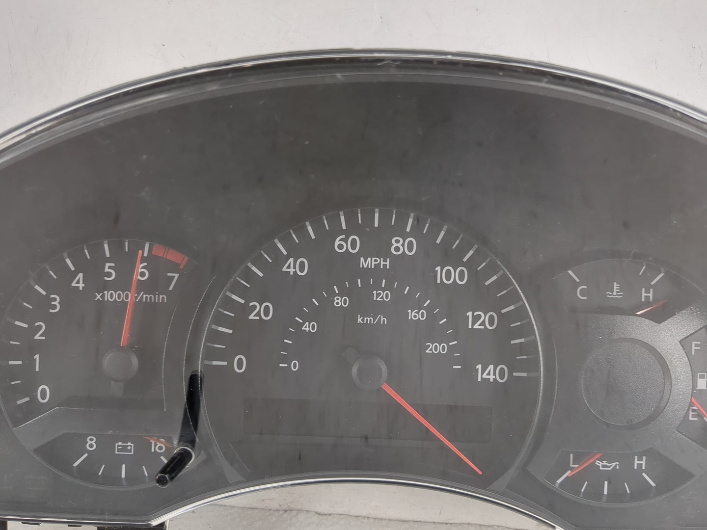 2007 Nissan Titan Instrument Cluster Speedometer Gauges P/N:24810-7S24A Miles: Fits OEM Used Auto Parts - Oemusedautoparts1.