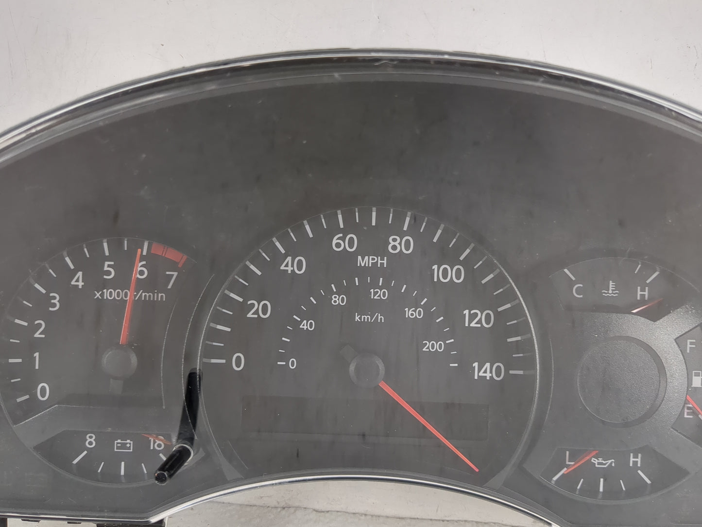 2007 Nissan Titan Instrument Cluster Speedometer Gauges P/N:24810-7S24A Miles: Fits OEM Used Auto Parts - Oemusedautoparts1.