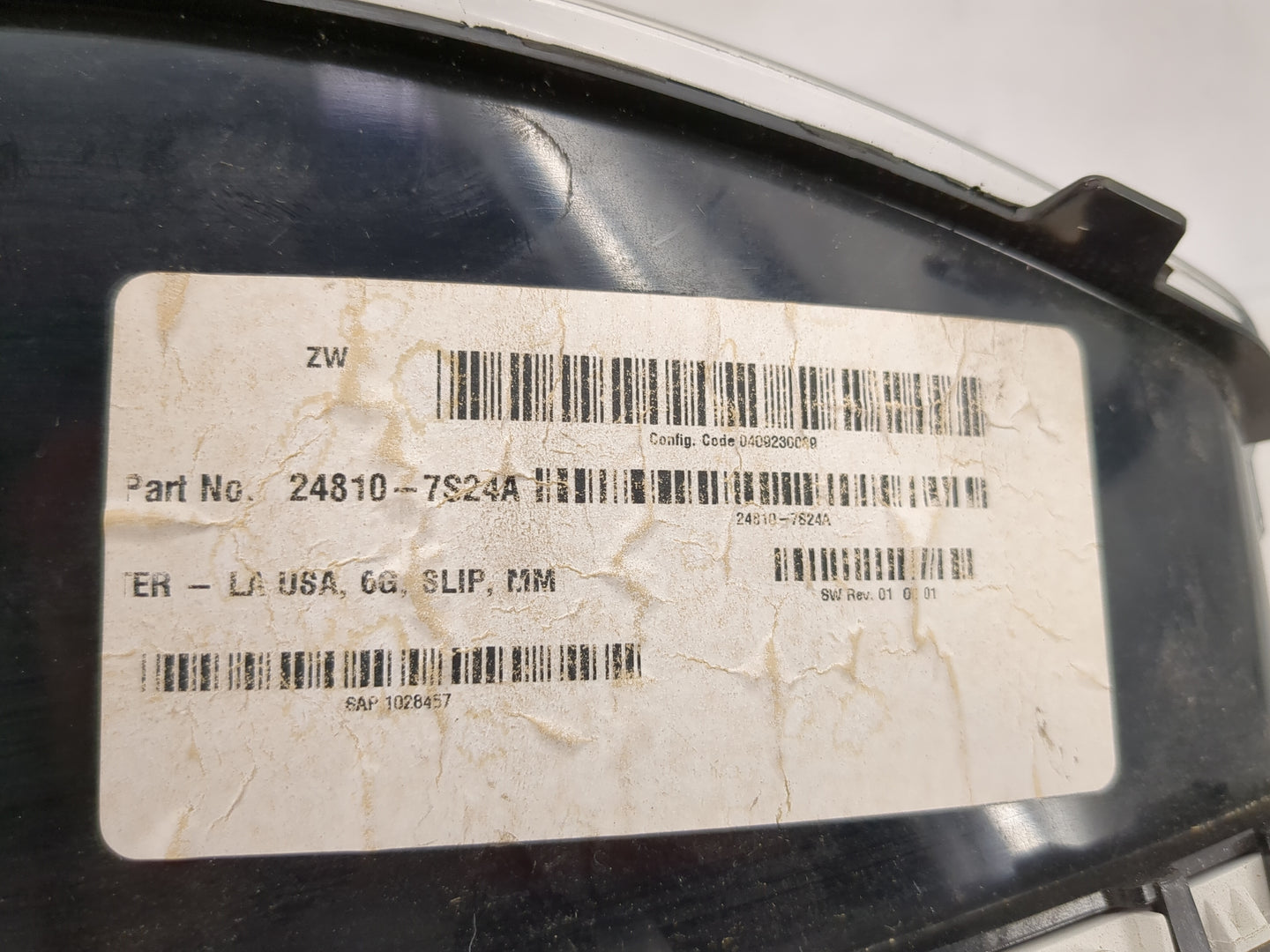 2007 Nissan Titan Instrument Cluster Speedometer Gauges P/N:24810-7S24A Miles: Fits OEM Used Auto Parts - Oemusedautoparts1.