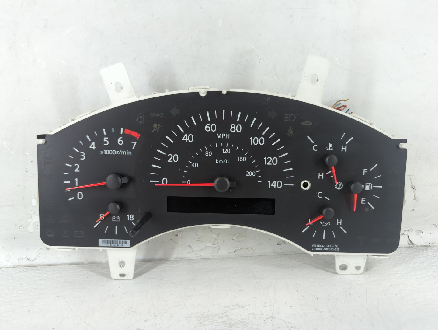 2007 Nissan Titan Instrument Cluster Speedometer Gauges Fits OEM Used Auto Parts - Oemusedautoparts1.com