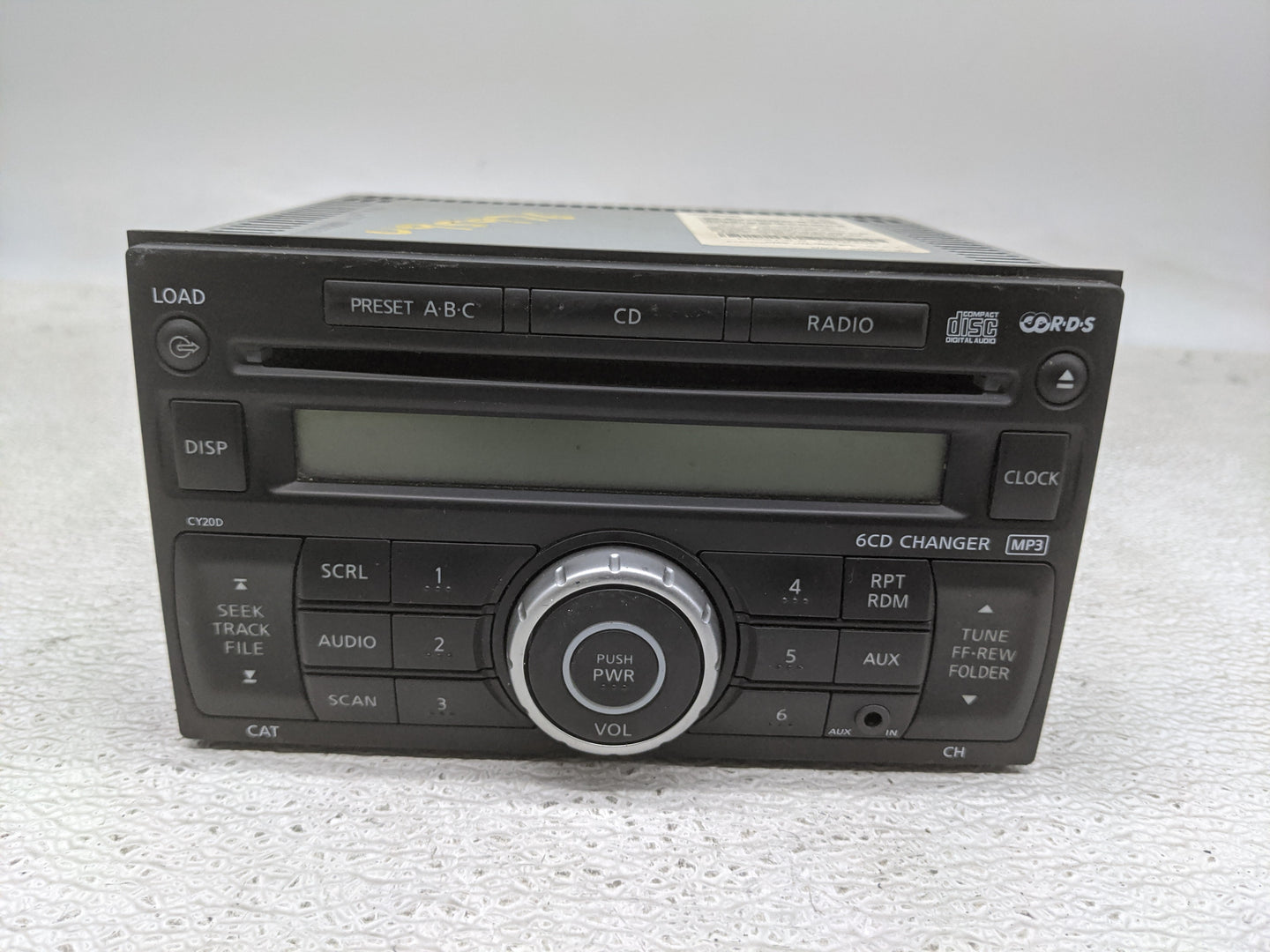 2007-2009 Nissan Versa Radio AM FM Cd Player Receiver Replacement P/N:28185 EM31C Fits Fits 2007 2008 2009 OEM Used Auto Par