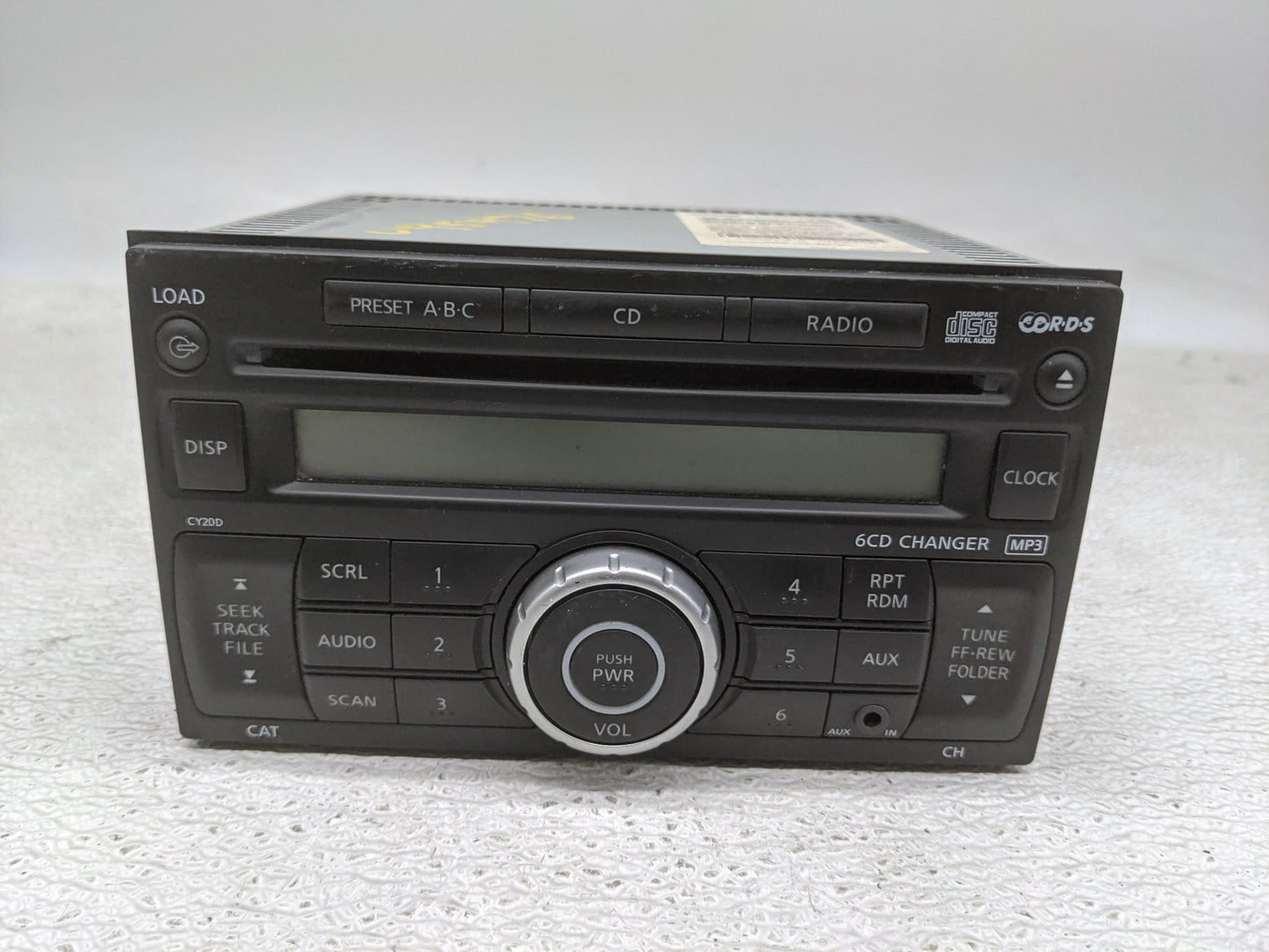 2007-2009 Nissan Versa Radio AM FM Cd Player Receiver Replacement P/N:28185 EM31C Fits Fits 2007 2008 2009 OEM Used Auto Par