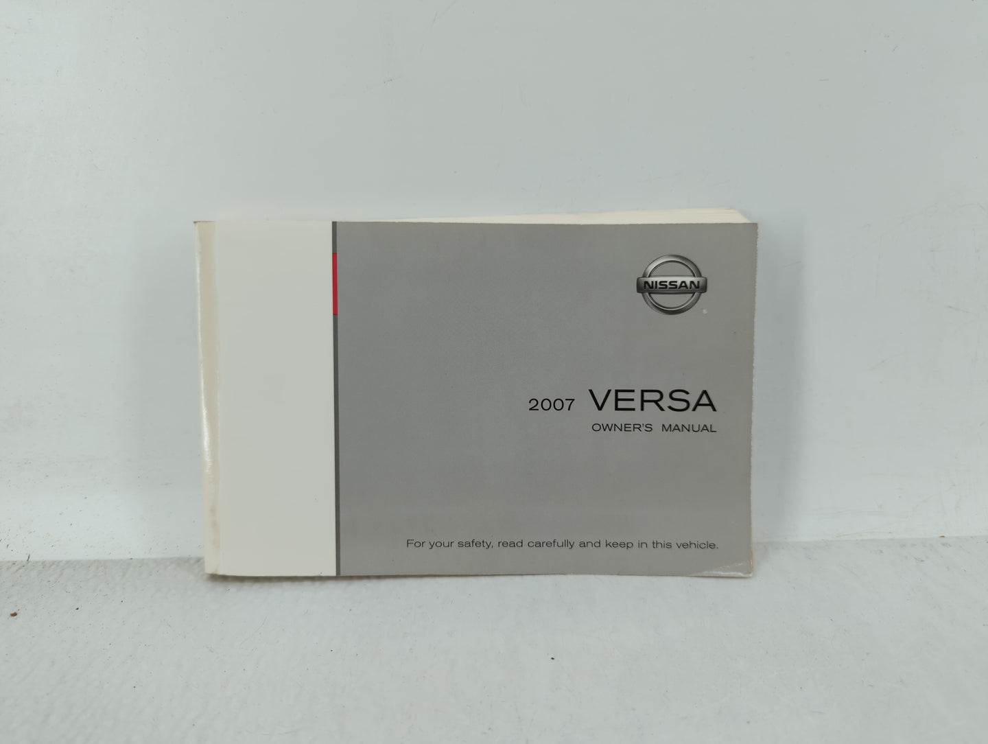 2007 Nissan Versa Owners Manual Book Guide OEM Used Auto Parts - Oemusedautoparts1.com