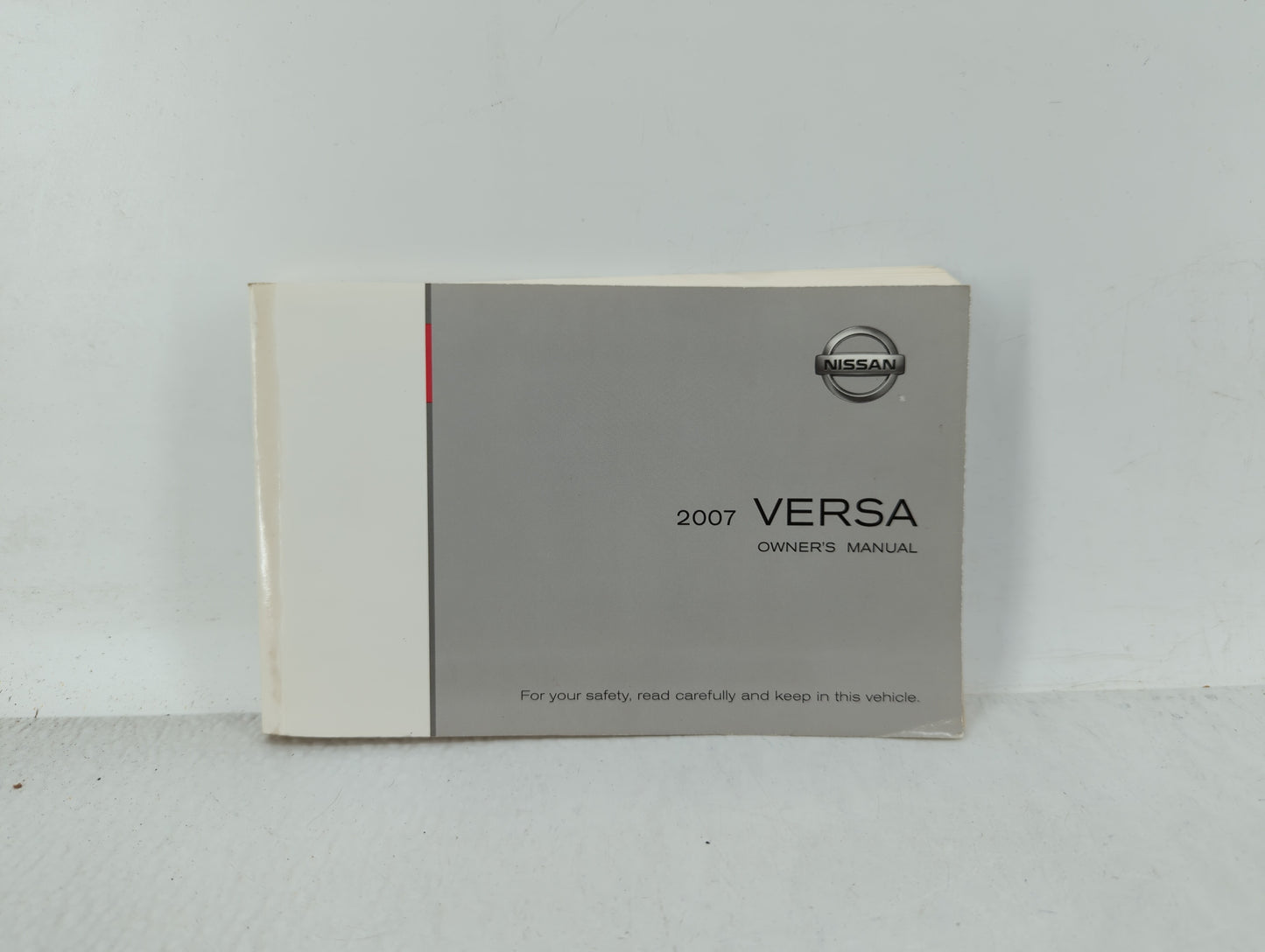 2007 Nissan Versa Owners Manual Book Guide OEM Used Auto Parts - Oemusedautoparts1.com