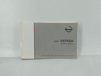 2007 Nissan Versa Owners Manual Book Guide OEM Used Auto Parts - Oemusedautoparts1.com