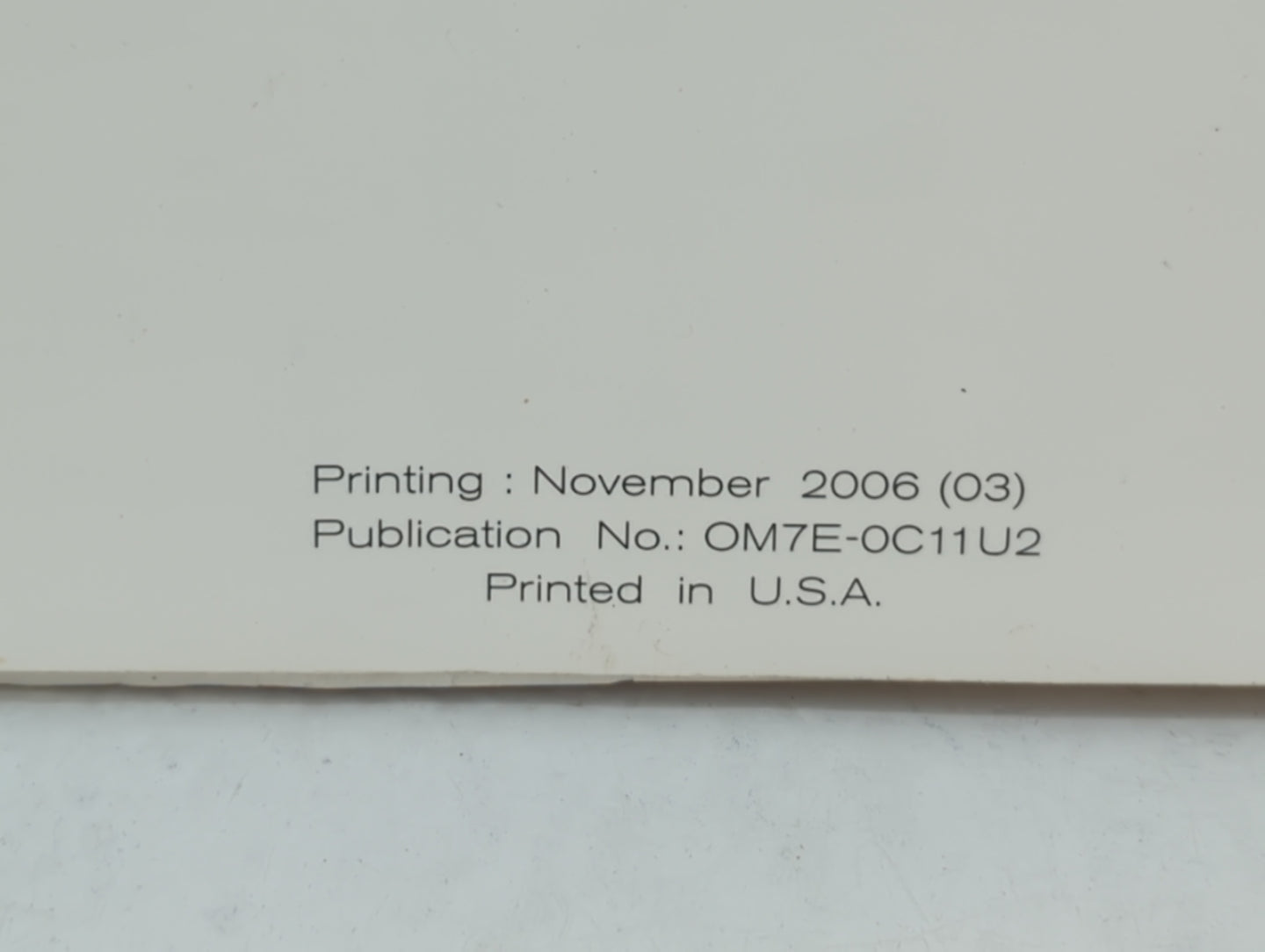 2007 Nissan Versa Owners Manual Book Guide OEM Used Auto Parts - Oemusedautoparts1.com