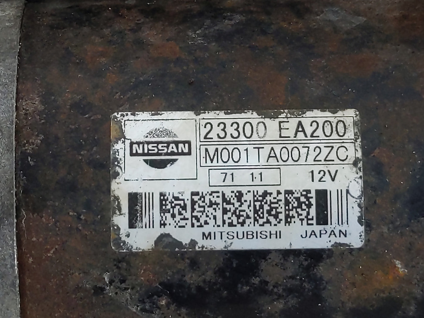2005-2015 Nissan Xterra Car Starter Motor Solenoid OEM P/N:23300 EA200 Fits OEM Used Auto Parts - Oemusedautoparts1.com