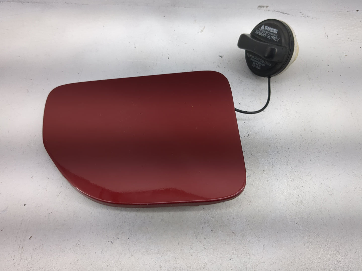 2007 Nissan Xterra Fuel Tank Door Lid Gas Tank Dark Red - Oemusedautoparts1.com