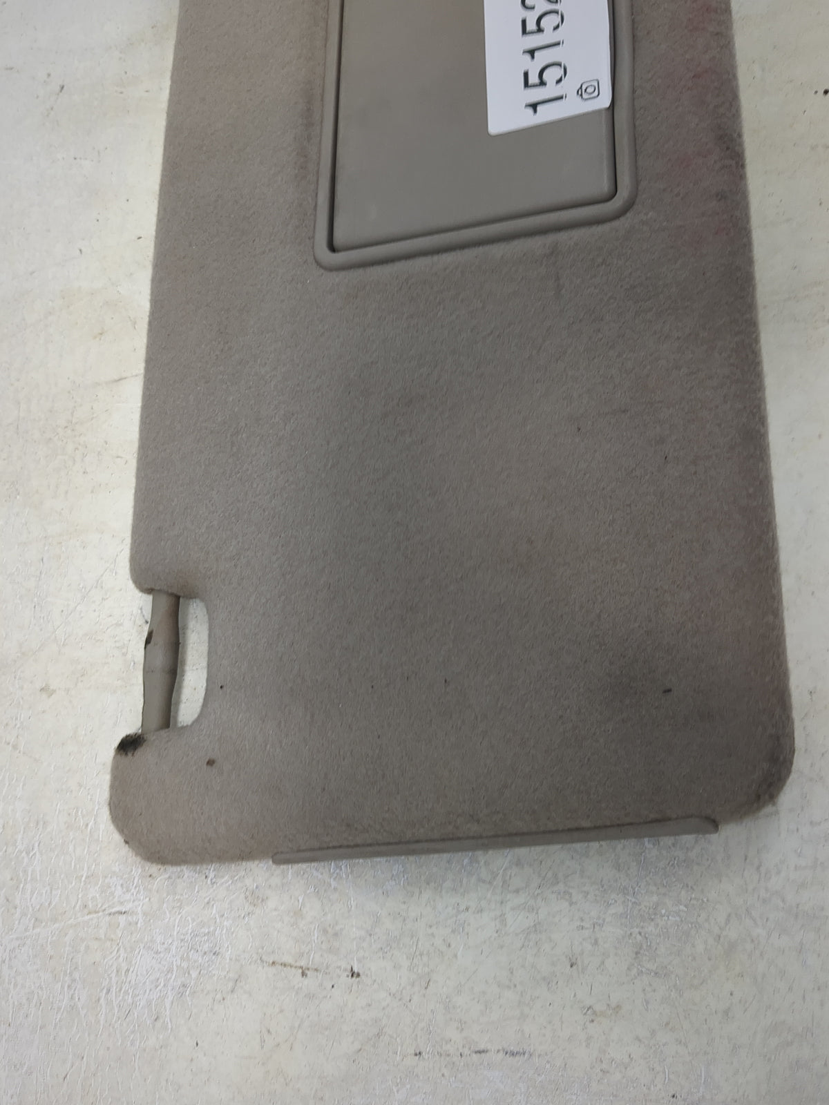 2007 Nissan Xterra Sun Visor Shade Replacement Passenger Right Mirror Fits OEM Used Auto Parts - Oemusedautoparts1.com
