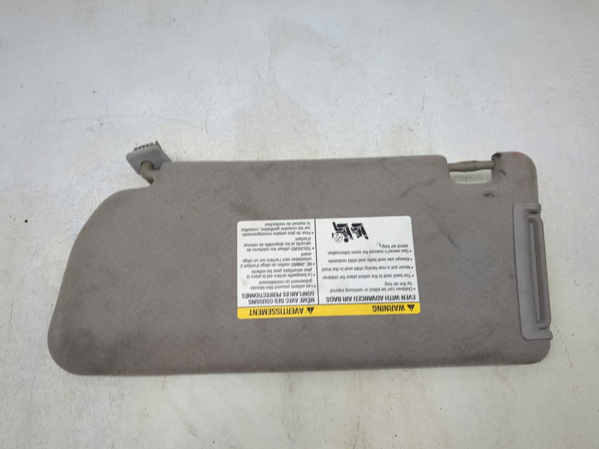 2007 Nissan Xterra Sun Visor Shade Replacement Passenger Right Mirror Fits OEM Used Auto Parts - Oemusedautoparts1.com