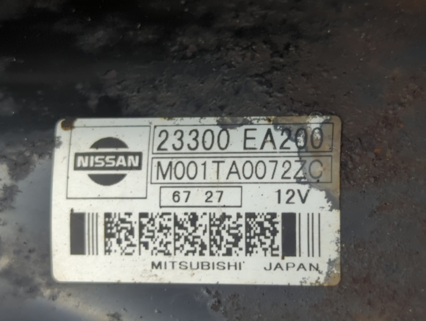 2005-2015 Nissan Xterra Car Starter Motor Solenoid OEM P/N:23300 EA200 Fits OEM Used Auto Parts - Oemusedautoparts1.com