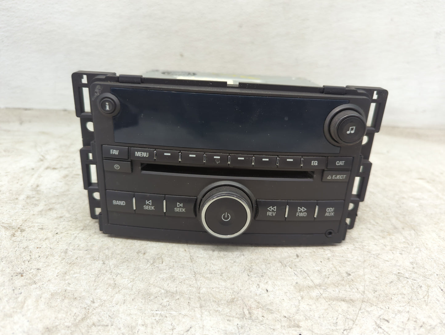 2007-2008 Pontiac G5 Radio AM FM Cd Player Receiver Replacement P/N:M46493320A Fits Fits 2007 2008 OEM Used Auto Parts - Oem