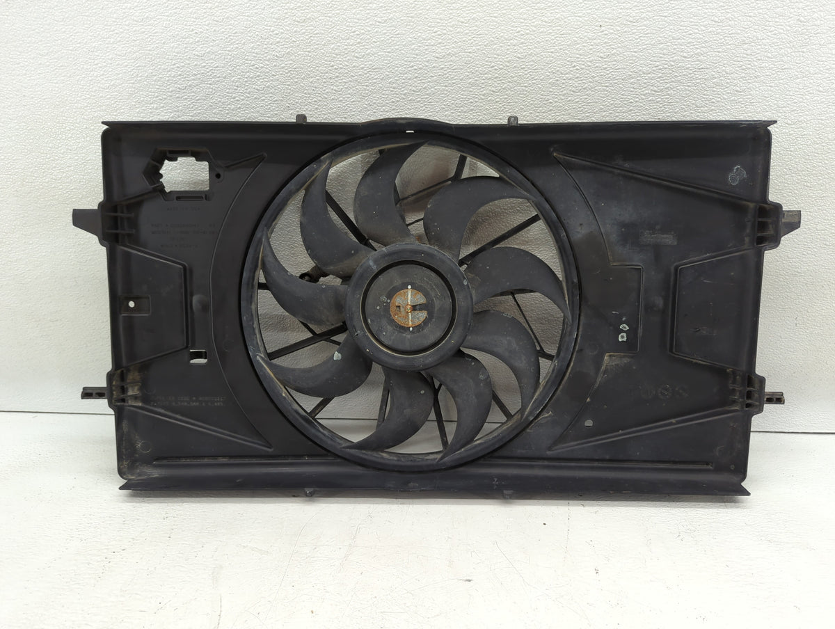 2007-2010 Pontiac G5 Left Radiator Fan Motor Assembly Black 612577 - Oemusedautoparts1.com