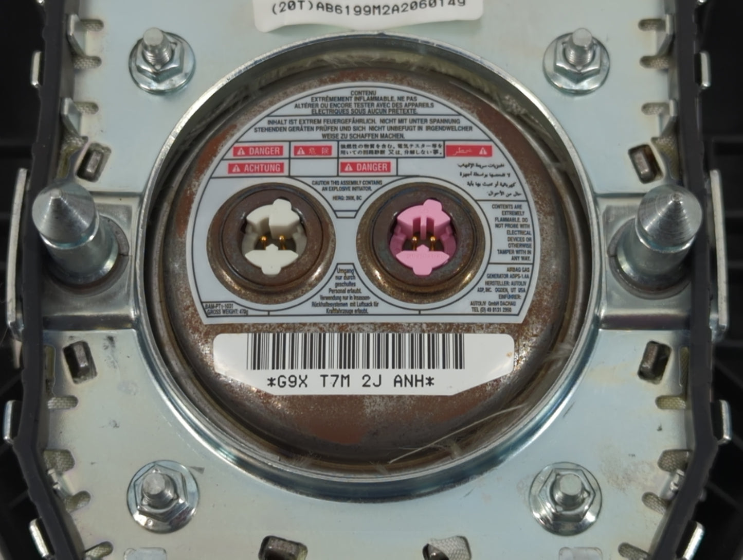 2007-2010 Pontiac G5 Air Bag Driver Left Steering Wheel Mounted - Oemusedautoparts1.com