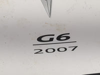 2007 Pontiac G6 Owners Manual Book Guide P/N:15864101 OEM Used Auto Parts - Oemusedautoparts1.com