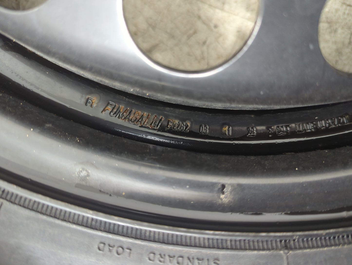 2005-2010 Pontiac G6 Spare Donut Tire Wheel Rim Oem 1282259 - Oemusedautoparts1.com
