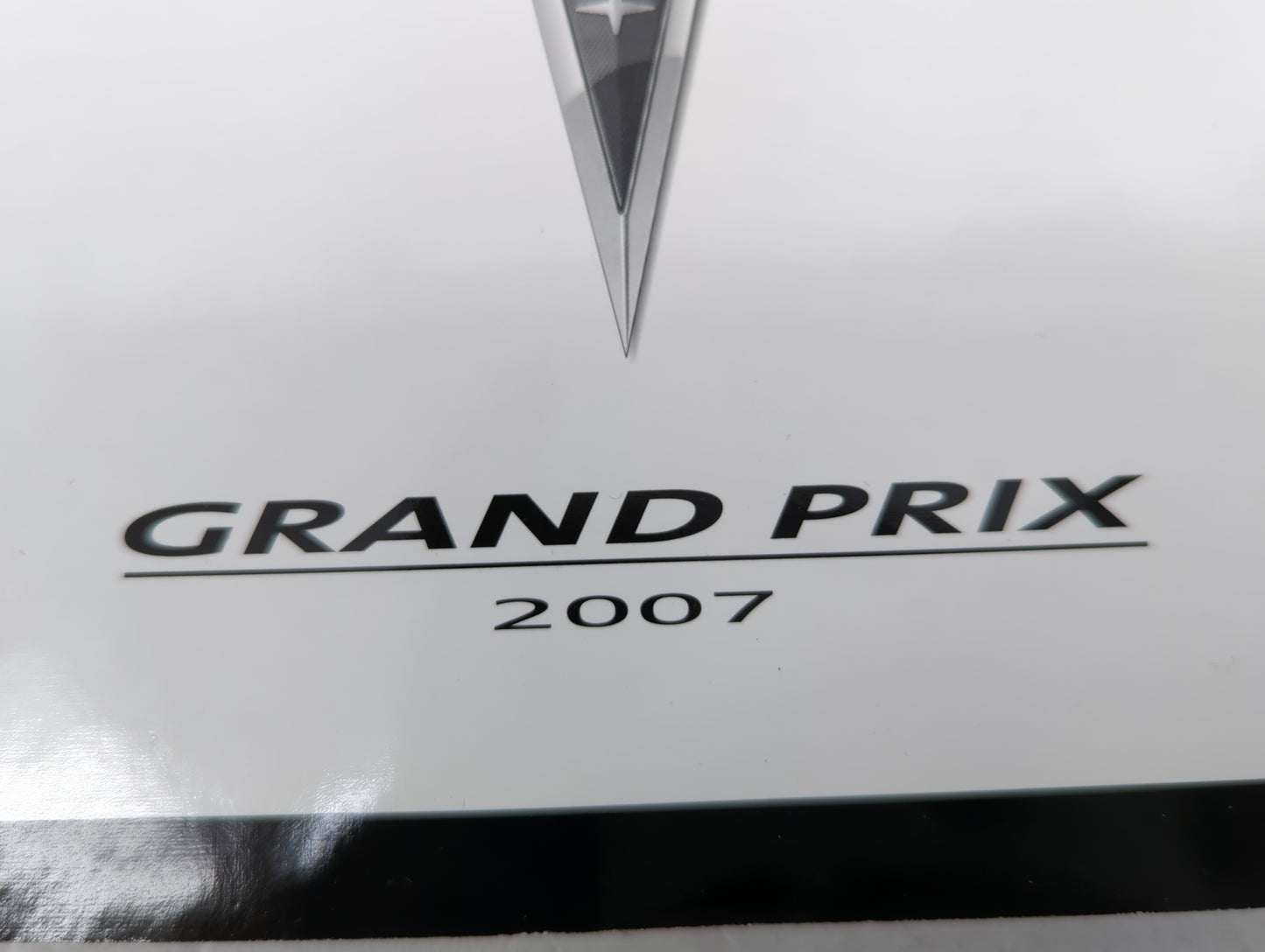 2007 Pontiac Grand Prix Owners Manual Book Guide OEM Used Auto Parts - Oemusedautoparts1.com