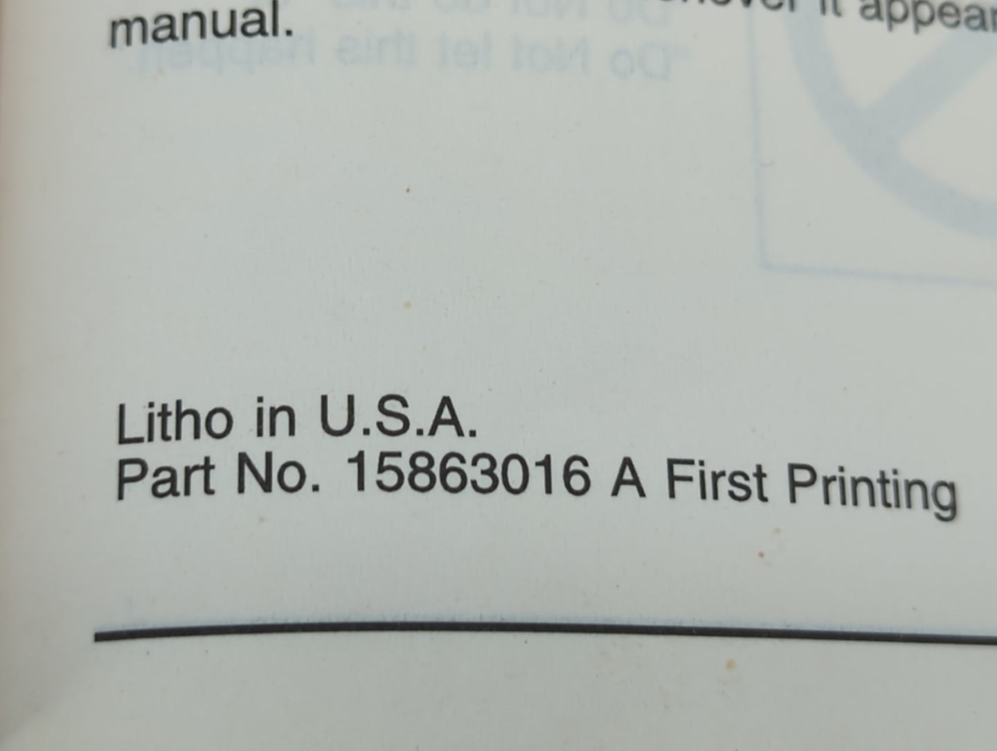 2007 Pontiac Grand Prix Owners Manual Book Guide OEM Used Auto Parts - Oemusedautoparts1.com