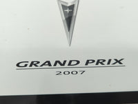 2007 Pontiac Grand Prix Owners Manual Book Guide OEM Used Auto Parts - Oemusedautoparts1.com