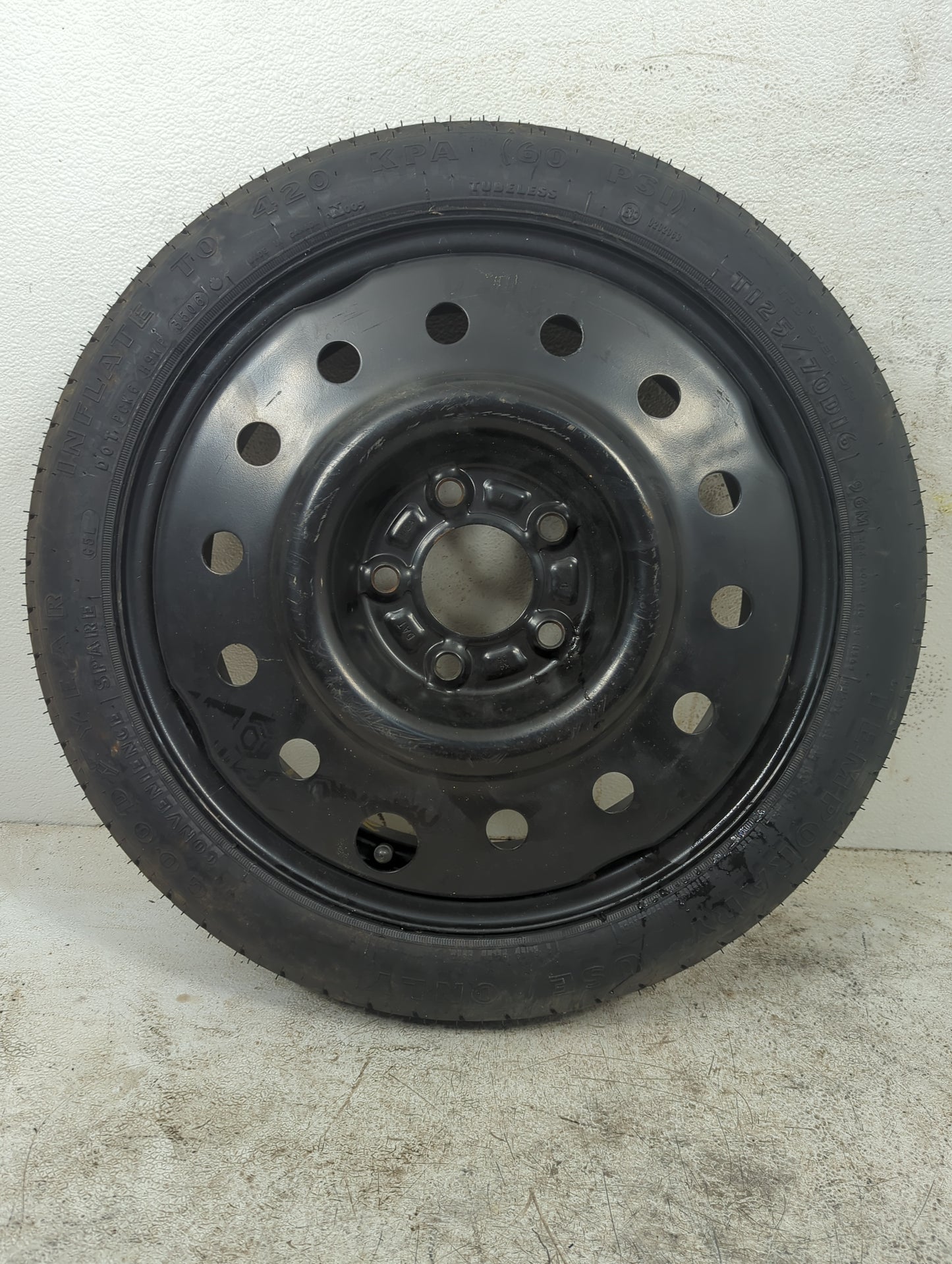 2004-2008 Pontiac Grand Prix Spare Donut Tire Wheel Rim Oem 5036361 - Oemusedautoparts1.com