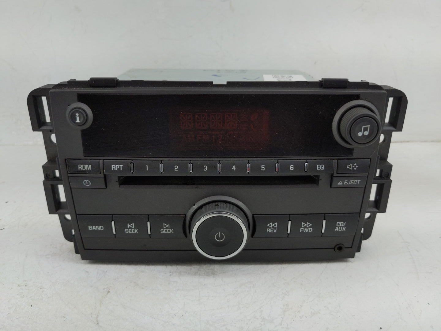 2007-2008 Pontiac Torrent Radio AM FM Cd Player Receiver Replacement P/N:22736966 Fits Fits 2007 2008 OEM Used Auto Parts - 