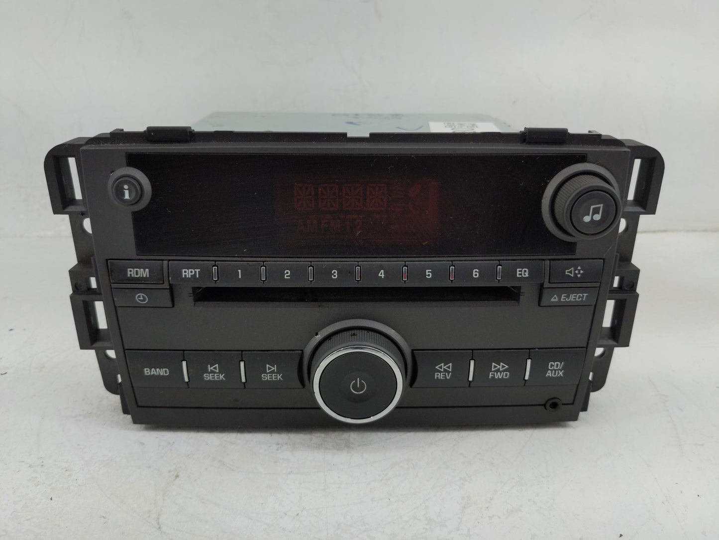 2007-2008 Pontiac Torrent Radio AM FM Cd Player Receiver Replacement P/N:22736966 Fits Fits 2007 2008 OEM Used Auto Parts - 