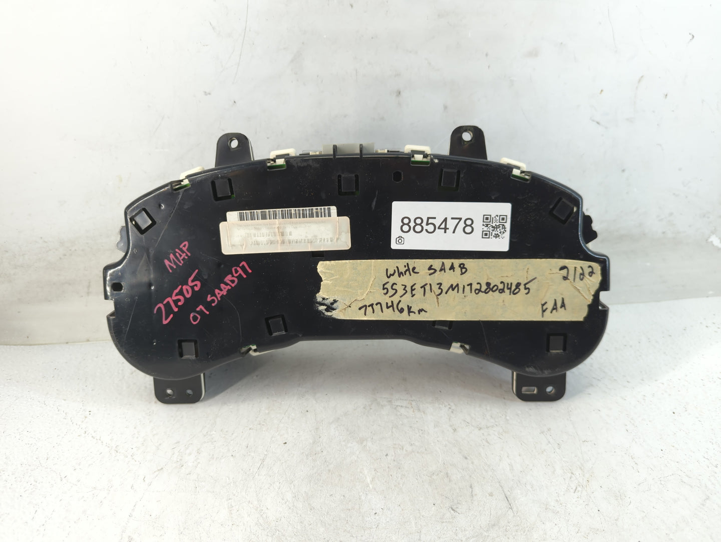 2007 Saab 9-7 Instrument Cluster Speedometer Gauges Fits OEM Used Auto Parts - Oemusedautoparts1.com