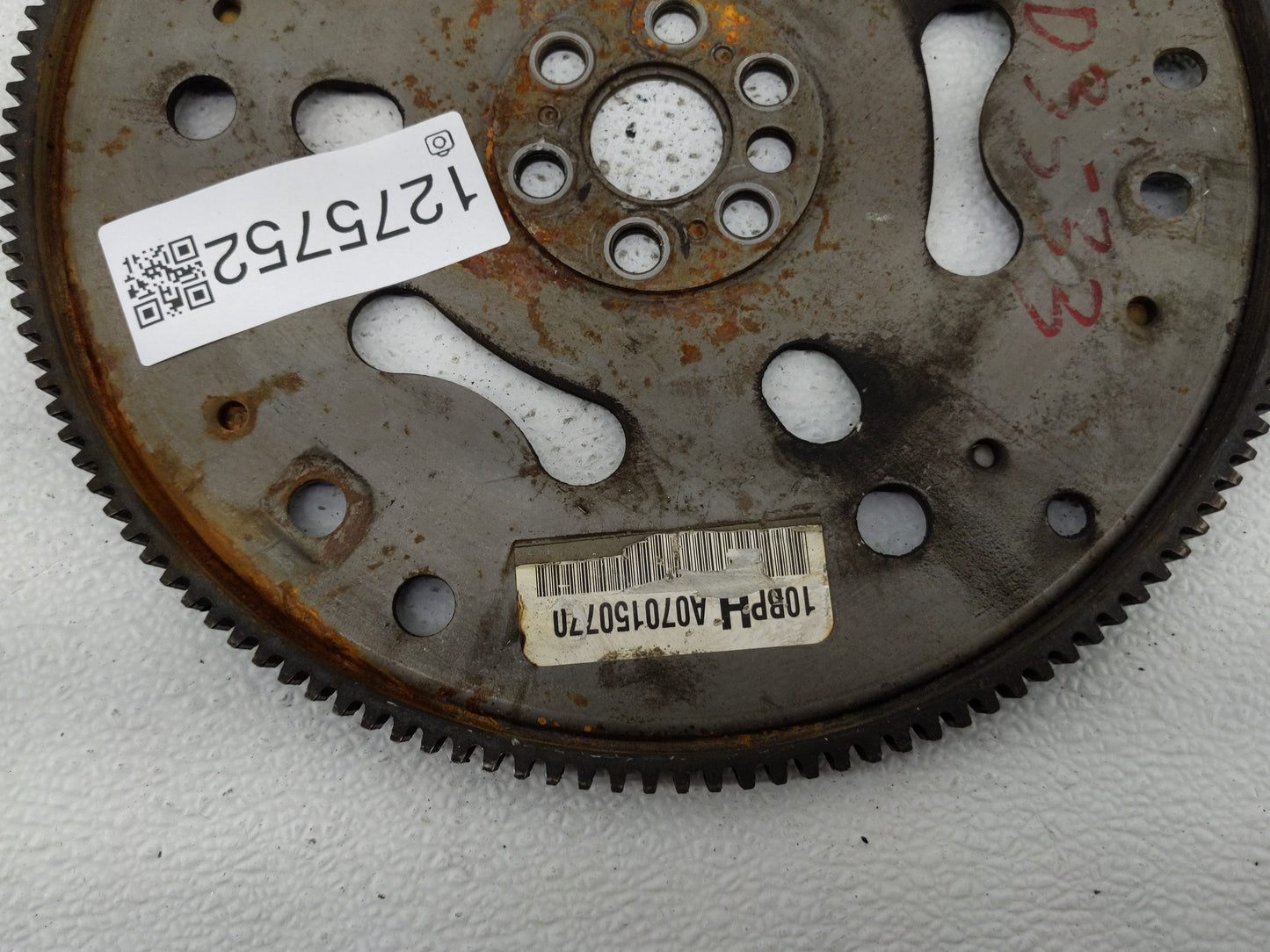 2007-2008 Saturn Aura Transmission Flywheel Flexplate P/N:12579453 Fits OEM Used Auto Parts - Oemusedautoparts1.com