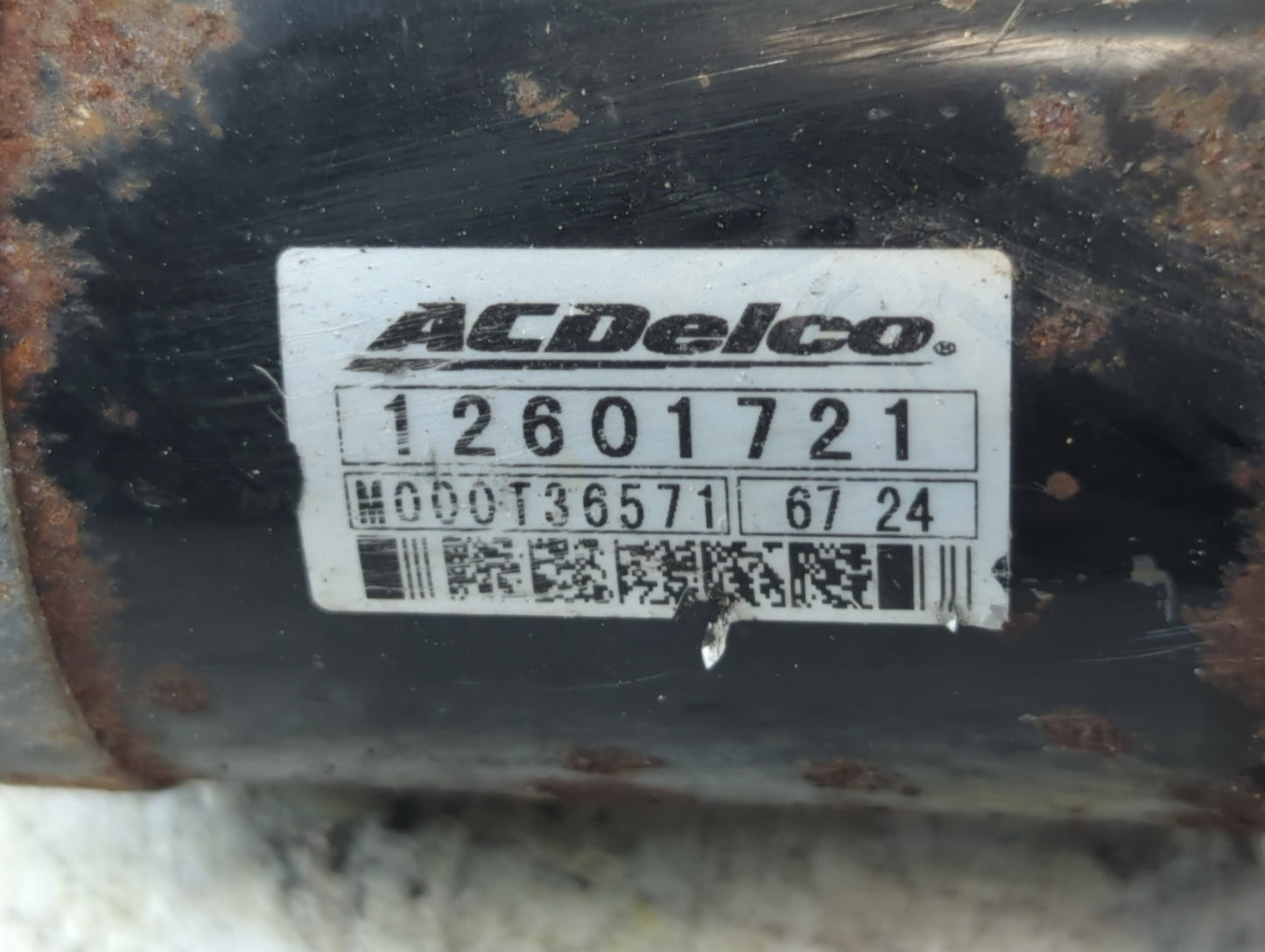 2007-2009 Saturn Aura Car Starter Motor Solenoid OEM P/N:M000T36571 12601721 Fits OEM Used Auto Parts - Oemusedautoparts1.co