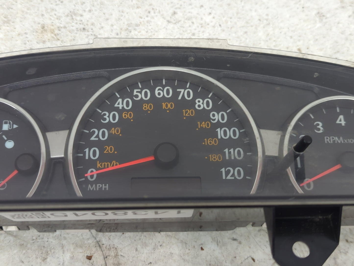 2007 Saturn Ion Instrument Cluster Speedometer Gauges P/N:15870107 A2C53212708 Fits OEM Used Auto Parts - Oemusedautoparts1.