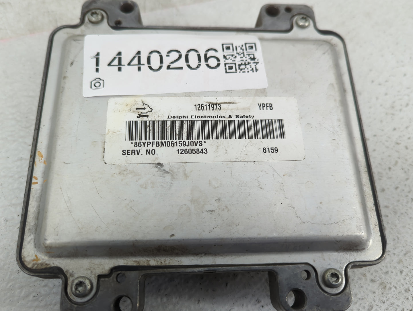 2007 Saturn Ion PCM Engine Control Computer ECU ECM PCU OEM P/N:12611973 12605843 Fits OEM Used Auto Parts - Oemusedautopart