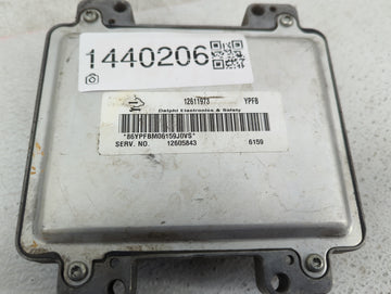 2007 Saturn Ion PCM Engine Control Computer ECU ECM PCU OEM P/N:12611973 12605843 Fits OEM Used Auto Parts - Oemusedautopart