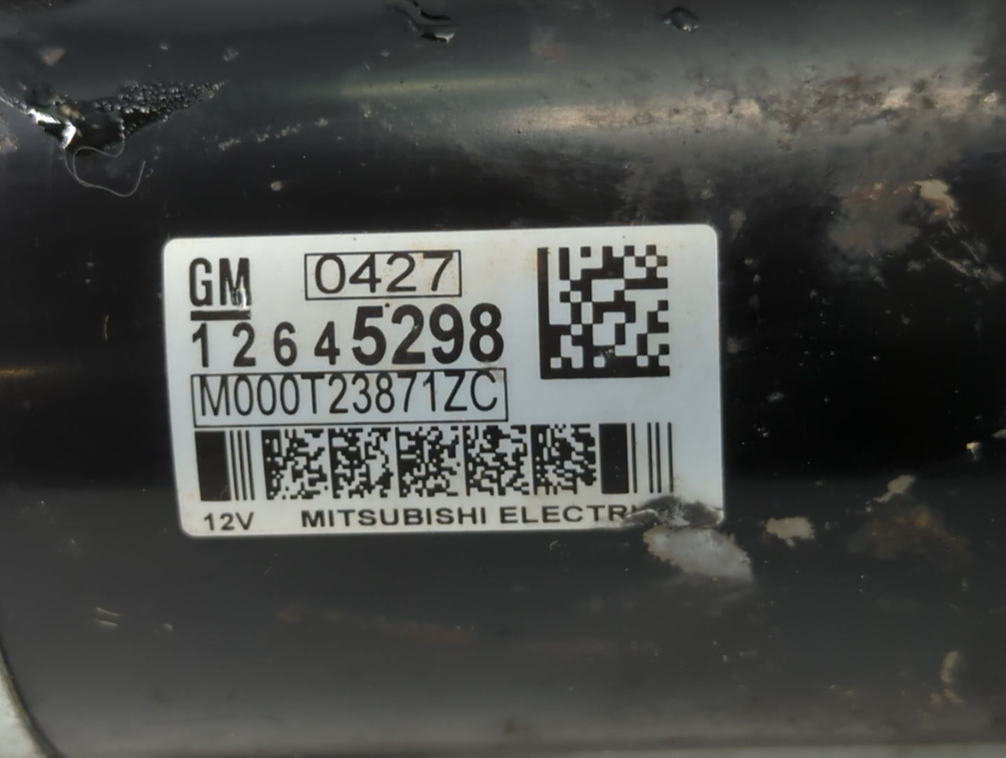 2007 Saturn Outlook Car Starter Motor Solenoid OEM P/N:M000T23871ZC 12645298 Fits OEM Used Auto Parts - Oemusedautoparts1.co
