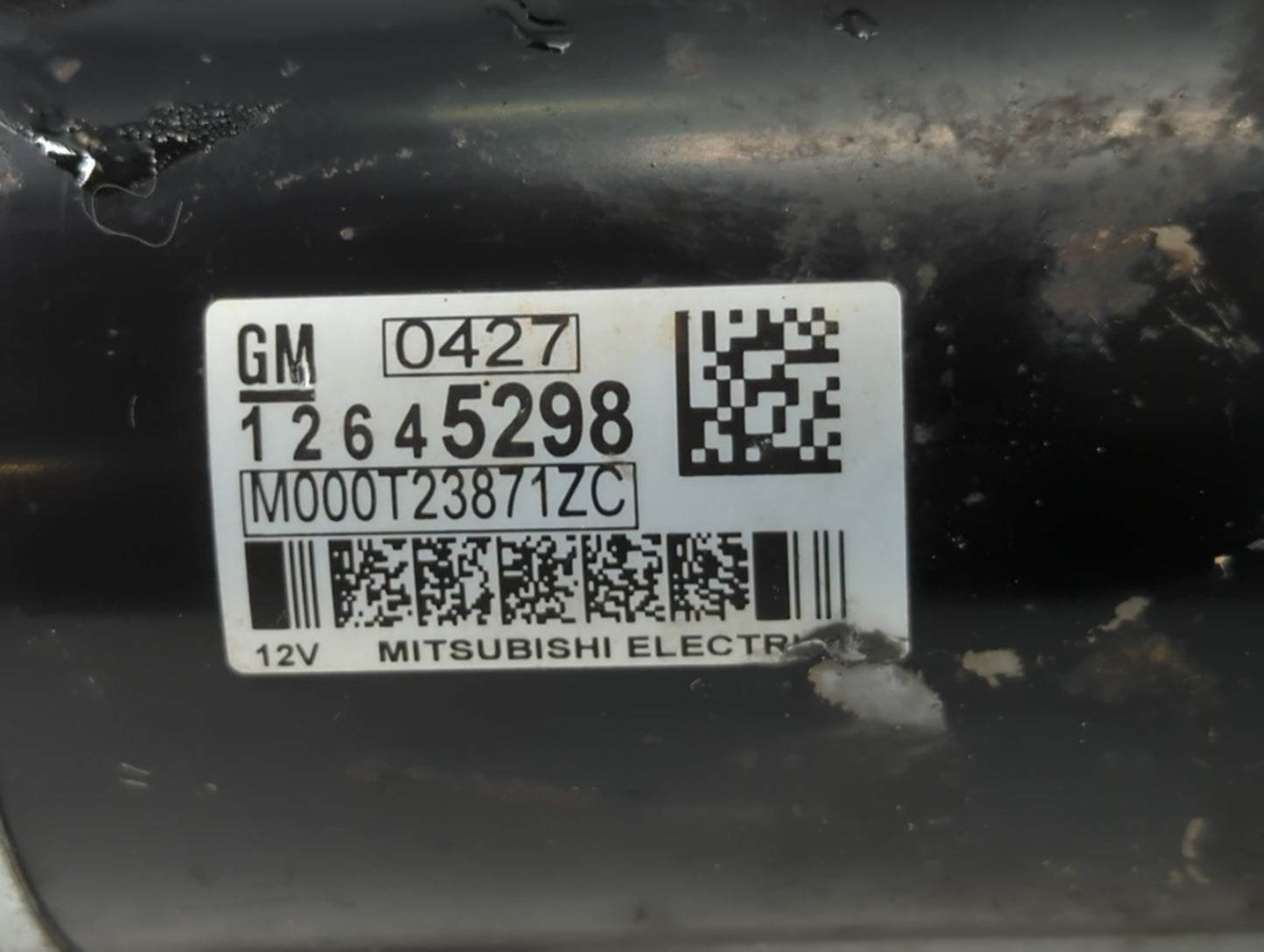 2007 Saturn Outlook Car Starter Motor Solenoid OEM P/N:M000T23871ZC 12645298 Fits OEM Used Auto Parts - Oemusedautoparts1.co