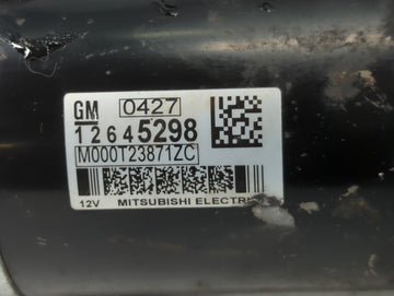 2007 Saturn Outlook Car Starter Motor Solenoid OEM P/N:M000T23871ZC 12645298 Fits OEM Used Auto Parts