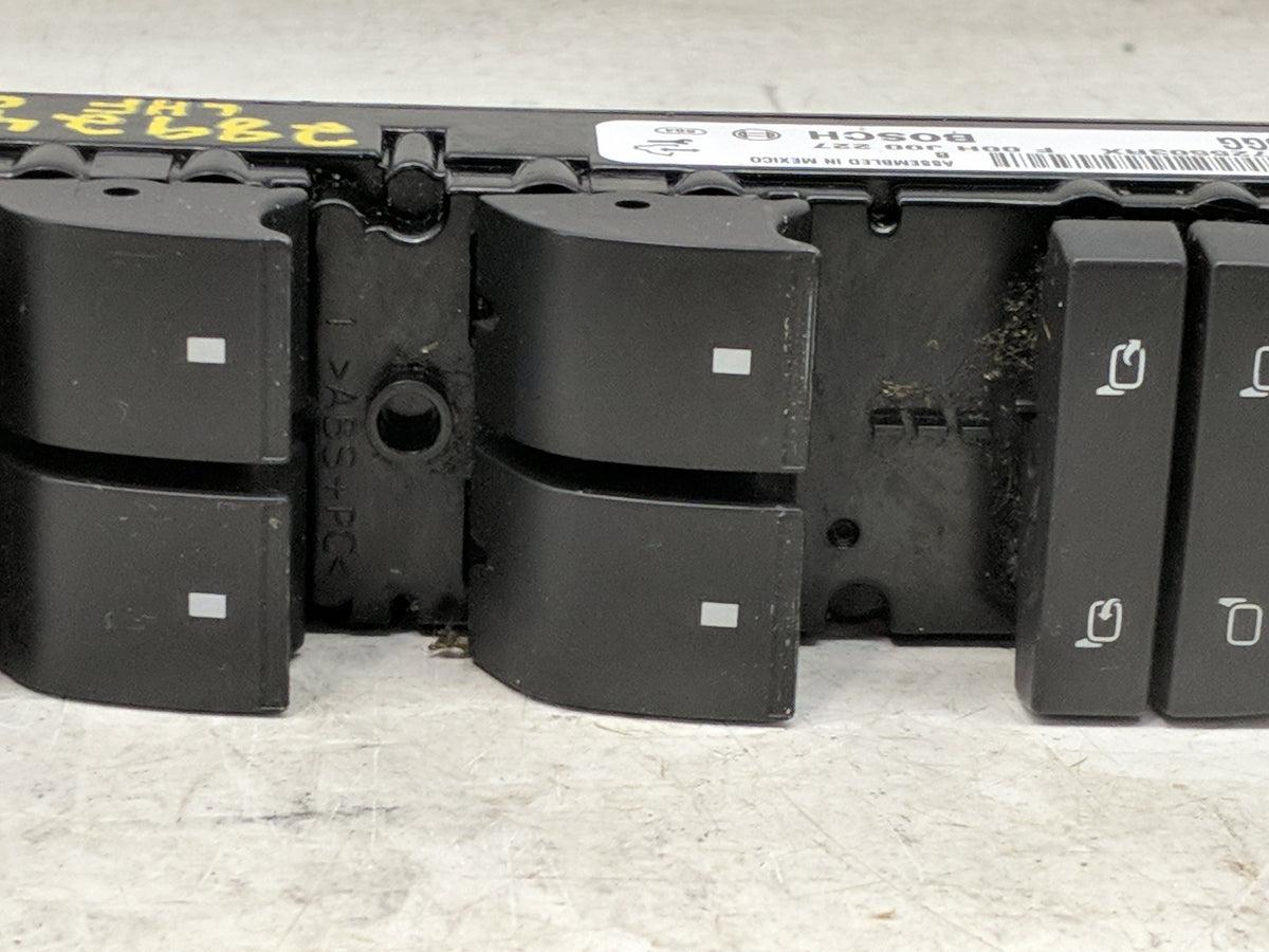 2007-2010 Saturn Outlook Master Power Window Switch Replacement Driver Side Left Fits Fits 2007 2008 2009 2010 OEM Used Auto
