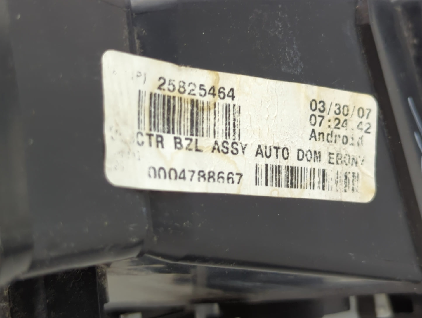 2007 Saturn Outlook Climate Control Module Temperature AC/Heater Replacement P/N:25825464 25869250, 25808710, 25894710 Fits 