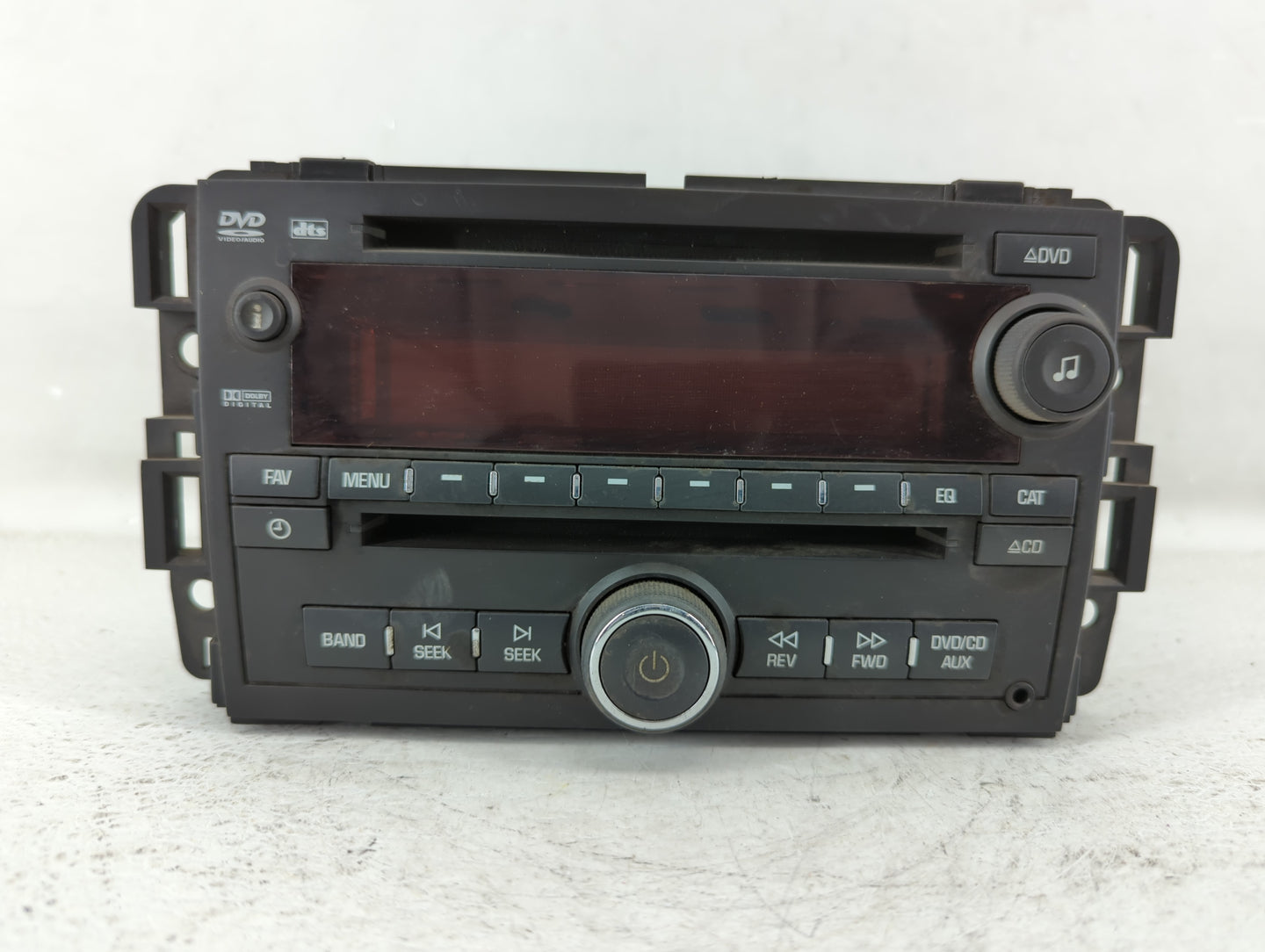 2007 Saturn Outlook Radio AM FM Cd Player Receiver Replacement P/N:CQ-ZG0660ZC 101775, 25802327 Fits OEM Used Auto Parts - O