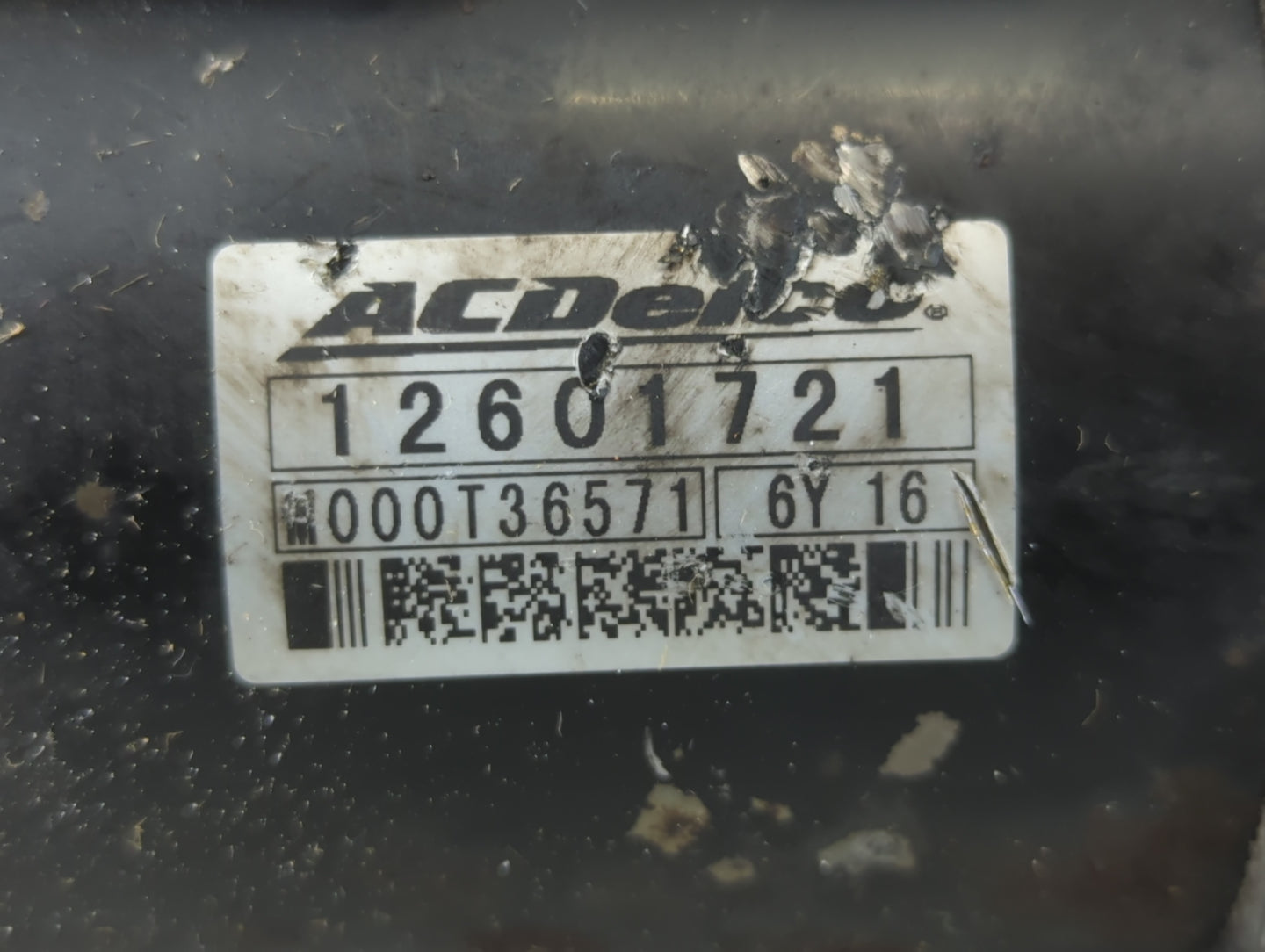 2007 Saturn Outlook Car Starter Motor Solenoid OEM P/N:M000T36571 12601721 Fits OEM Used Auto Parts - Oemusedautoparts1.com