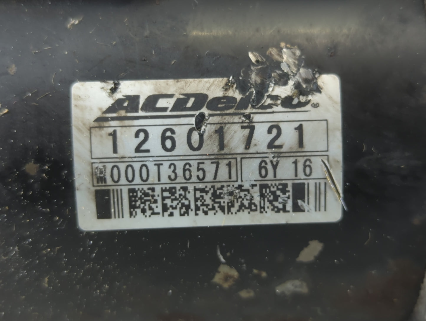 2007 Saturn Outlook Car Starter Motor Solenoid OEM P/N:M000T36571 12601721 Fits OEM Used Auto Parts - Oemusedautoparts1.com