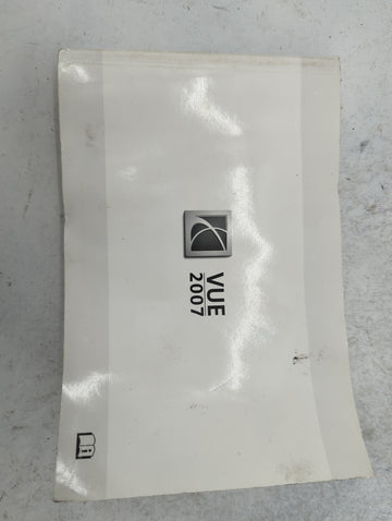 2007 Saturn Vue Owners Manual Book Guide OEM Used Auto Parts