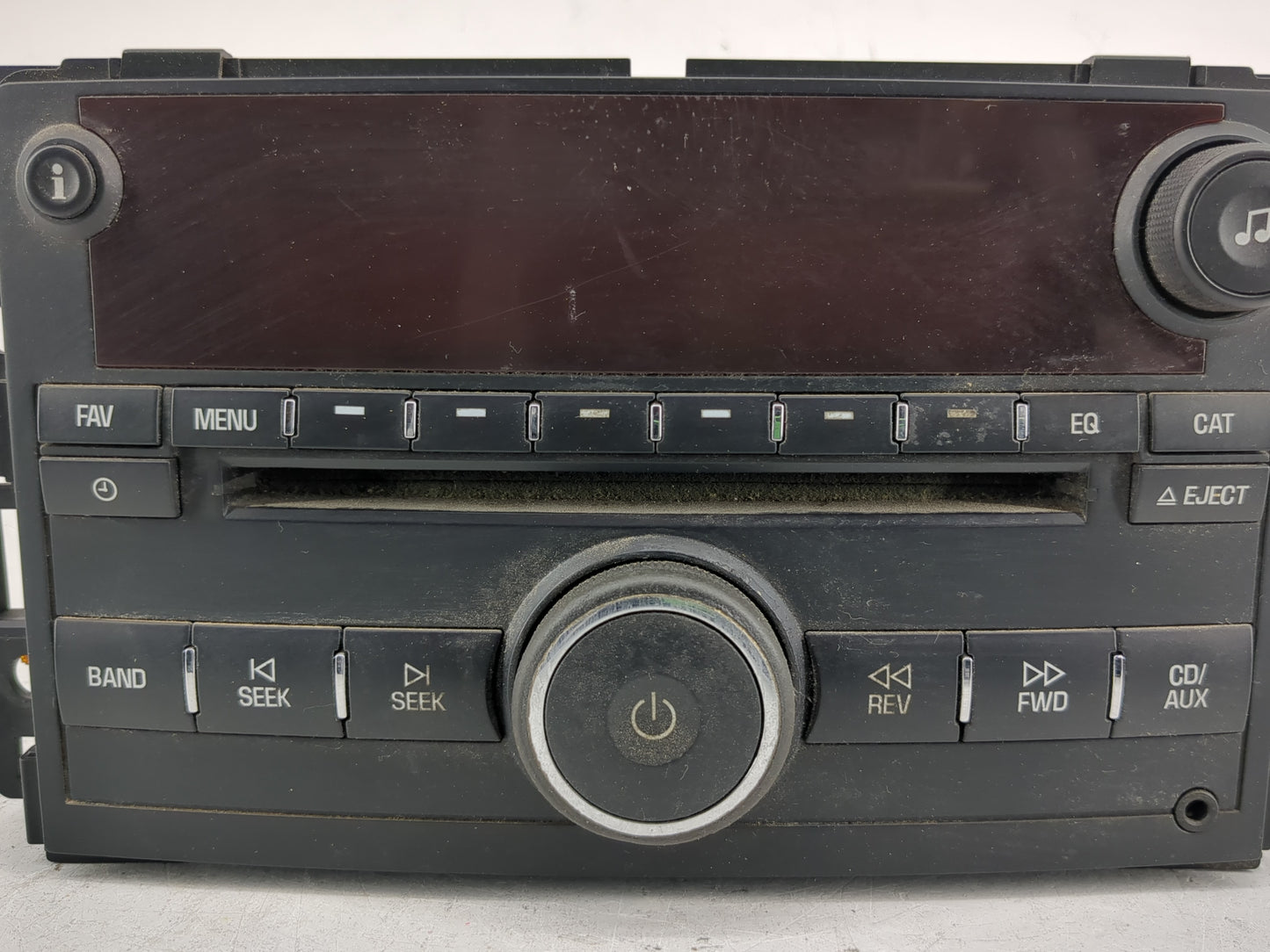 2006-2007 Saturn Vue Radio AM FM Cd Player Receiver Replacement P/N:15850682 Fits Fits 2006 2007 OEM Used Auto Parts - Oemus