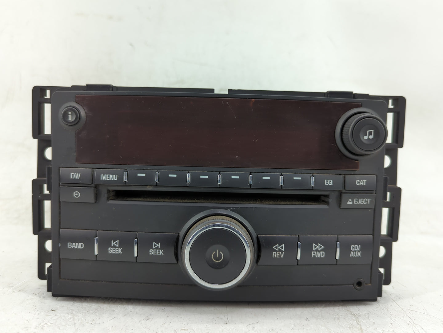 2006-2007 Saturn Vue Radio AM FM Cd Player Receiver Replacement P/N:CQ-JG1668YC Fits Fits 2006 2007 OEM Used Auto Parts - Oe