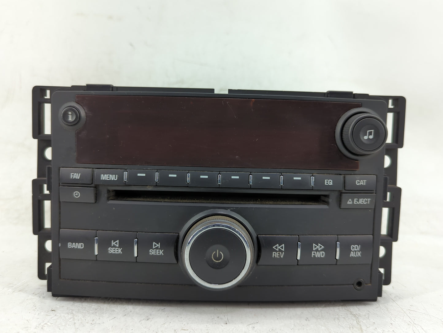 2006-2007 Saturn Vue Radio AM FM Cd Player Receiver Replacement P/N:CQ-JG1668YC Fits Fits 2006 2007 OEM Used Auto Parts - Oe