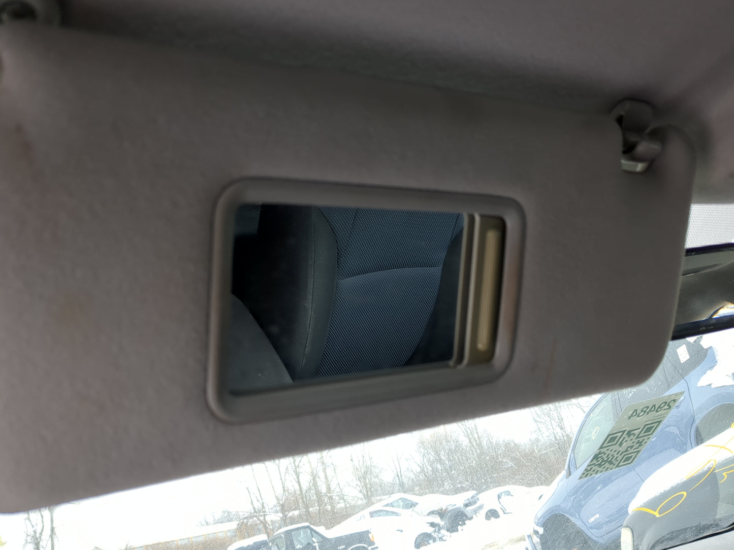2007-2008 Scion Tc Sun Visor Shade Replacement Driver Left Mirror Fits Fits 2007 2008 OEM Used Auto Parts - Oemusedautoparts